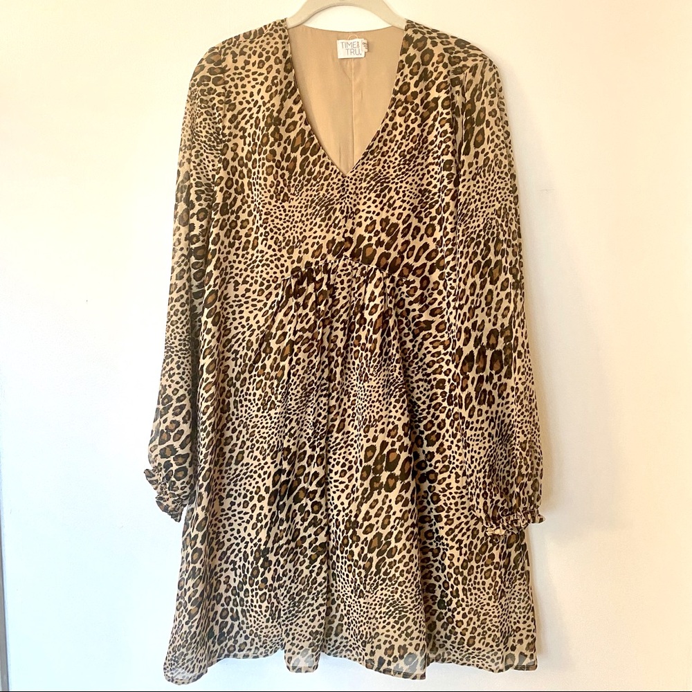 Leopard Print Maternity Dress